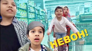 Bikin Heboh Di Super Market GHKIDS  FATIMVLOG34 [upl. by Dahaf]