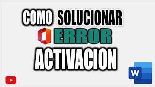 CÓMO ACTIVAR MICROSOFT OFFICE 2024 WORD POWER POINT EXCEL VISIÓN ERROR DE ACTIVACIÓN [upl. by Cohberg]