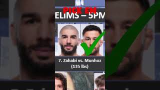 UFC FIGHT NIGHT EDMONTON FULL CARD PREDICTIONS ufc viralvideo funny shorts fyp comedy lazy [upl. by Breskin]