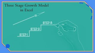 Three stage growth model in excel Three stage dividend discount model [upl. by Irroc461]