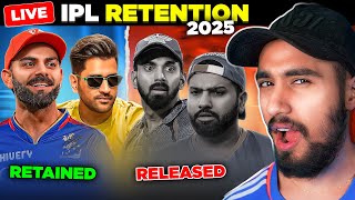 🔴KL Rahul to RCB🔥 Rohit RETAINED  IPL RETENTIONS Watchalong DeadmanSays [upl. by Aniat480]