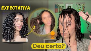 Fiz a FINALIZAÇÃO da Ester Lima 🤩🤍 Cabelo cacheado Alinhado e Definido [upl. by Ab943]