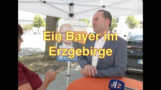 Hubert Aiwanger im Erzgebirge  Das Interview [upl. by Nnayecats]