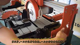 Foison tile cutterhow to change blade and adjust laser amp blade angle [upl. by Parette]