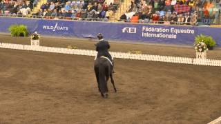 Heath Ryan and Regardez Moi  Grand Prix Freestyle Sydney CDI 2014 [upl. by Auguste]