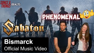 SABATON  Bismarck Official Music Video REACTION by Songs and Thongs [upl. by Gwennie901]