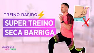 TREINO RÃPIDO PARA SECAR BARRIGA em 21 Dias [upl. by Langdon42]