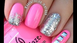 Uñas Decoradas con Esmalte Sencillas y Bonitas  EM Design [upl. by Oicam98]