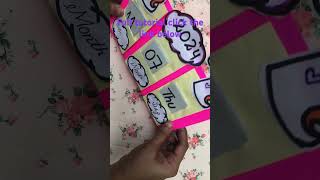 How to make New Year 2024 Desk Calendar  DIY Calendar  Handmade Desk Calendar  New Year Crafts [upl. by Hurst554]