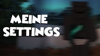 ALLE meine MINECRAFT SETTINGS extrem krank [upl. by Brittne]