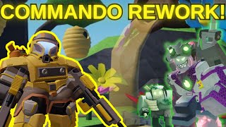 COMMANDO REWORK IS IT OP  Tower Defense Simulator [upl. by Nref636]