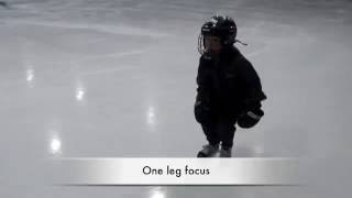 Hockey Power Skating Drills C  Cut Drill [upl. by Berkeley]