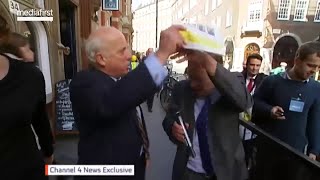 Godfrey Bloom hits Michael Crick [upl. by Griz]