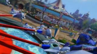 Fantasyland in Kinect Disneyland Adventures  Virtual tour gameplay on Xbox 360 [upl. by Missak]