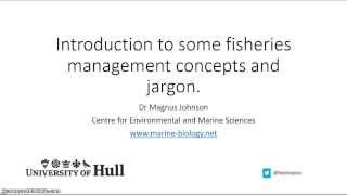 Fisheries Jargon [upl. by Cooe]