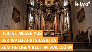 Heilige Messe aus der Wallfahrtsbasilika zum Heiligen Blut in Walldürn  15112024 [upl. by Nueormahc]