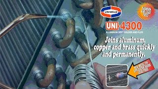 Aluminum Repair with UNI4300 Soft Solder Kit [upl. by Llewellyn]