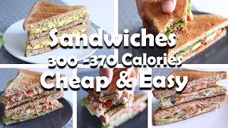 9 Healthy Sandwich Recipes For Weight Loss YOU NEED TO TRY [upl. by Desdemona]