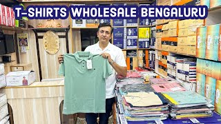 Bengaluru Tshirts wholesale  Quality Tshirts  Banglore wholesale market  Tshirts Manufacturer [upl. by Dugald]