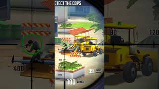 PURE SNIPER PROTECT THE COPS FROM GANG WAR SNIPER STYLE shorts Shooter hitman [upl. by Chip225]