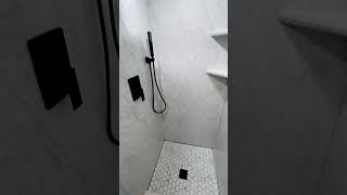 FlexStone Shower Surround  Hexagon Tile Shower Floor [upl. by Nuawed]