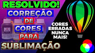 🚨RESOLVIDO Como CORRIGIR as CORES na SUBLIMAÇÃO  Perfil de cores ICC  Gênesis 2021 [upl. by Ramos]