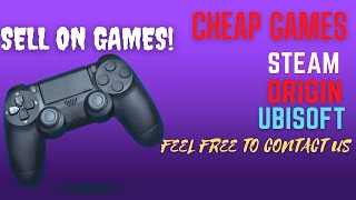 How To Buy Steam ubisoft and origin games in cheap rate [upl. by Eifos]