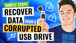 3 Ways to Fix a Corrupted USB Flash Drive and Recover Data [upl. by Ynotna994]