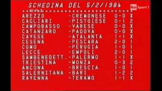 90° Minuto  21a Giornata  Serie B 1983\1984 [upl. by Alithea]