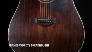 New from NAMM 2016 Ibanez AVD6 DTS Acoustic Guitar [upl. by Efthim]