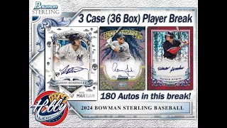 2024 Bowman STERLING 3 Case 36 Box Player Break1 eBay 101924 [upl. by Mal]