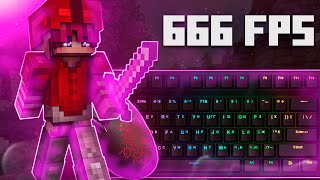 Keyboard  Mouse ASMR Sounds  RuHypixel Bedwars [upl. by Aneeb]