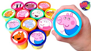 SORPRESAS DIVERTIDAS de PEPPA PIG y PLAY DOH 🌈 🐷 🎉 Videos de Peppa Pig para niños [upl. by Crosby]