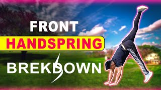 Learn front handspring step by step [upl. by Sanfourd916]