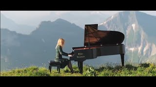 Liszt Consolation no 3 on top of Swiss mountain [upl. by Jacobo]