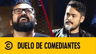 Hugo El Cojo VS Álex Salazar El Chaparro  Duelo De Comediantes  Comedy Central LA [upl. by Sneed251]