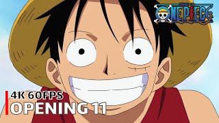 One Piece  Opening 11 【Share the World】 4K 60FPS Creditless  CC [upl. by Bennie609]