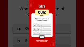 Find the Synonym of Consequence IELTS EnglishTrivia LearnEnglish [upl. by Drol]