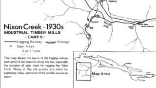 Railway Logging Map Cowichan Lake Vancouver Island [upl. by Stanleigh873]