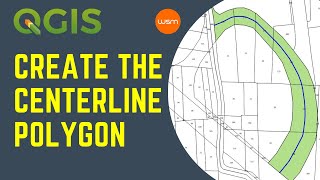 QGIS  How to create the centerline of a polygon [upl. by Raseda]