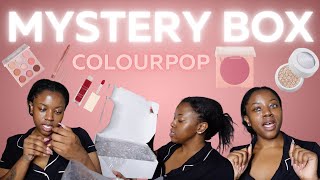 Unboxing Colourpop Mystery Box FULL SIZE PRODUCTS [upl. by Eeuqram471]