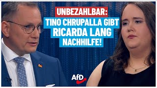 Unbezahlbar Chrupalla erteilt Lang eine Nachhilfestunde  AfD [upl. by Radmen]