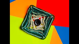 Create a Beautiful Swirl Granny Square StepbyStep Tutorial [upl. by Alaaj532]