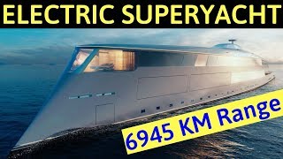 6945 KM Range Hydrogen Fuel cell Superyacht  SINOT AQUA Concept [upl. by Rhonda]