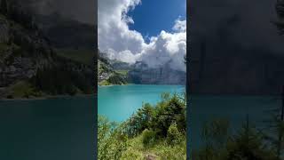 oeschinensee kandersteg berneseoberland switzerland swisslandscapes nature [upl. by Ludeman]