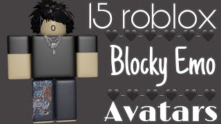 15 Blocky Emo Avatar Looks  Joyce n Claudia city [upl. by Darin]