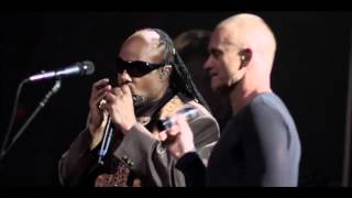 Sting amp Stevie Wonder  Fragile Live [upl. by Koehler491]