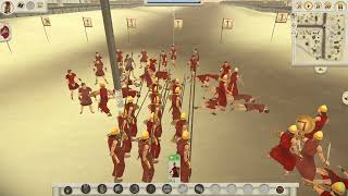 Total War ROME REMASTERED Hoplite vs Peasant [upl. by Gian]