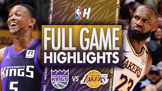 Sacramento Kings vs Los Angeles Lakers  Full Game Highlights  October 26 202425 NBA Season [upl. by Keffer]