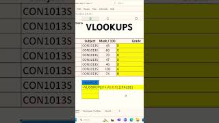 how to use vlookups Excel [upl. by Merceer]